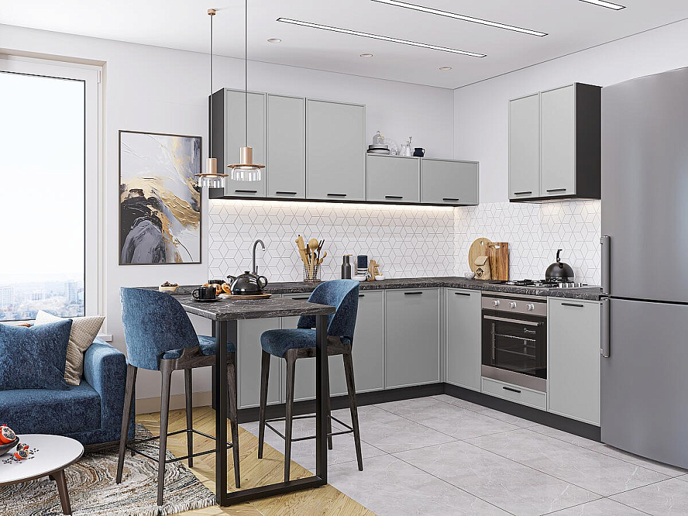 Фрейм-03 graphite/grey silk