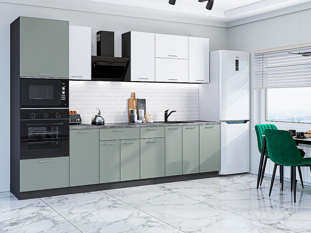 Квадро-01 graphite/Белый/Аквамарин