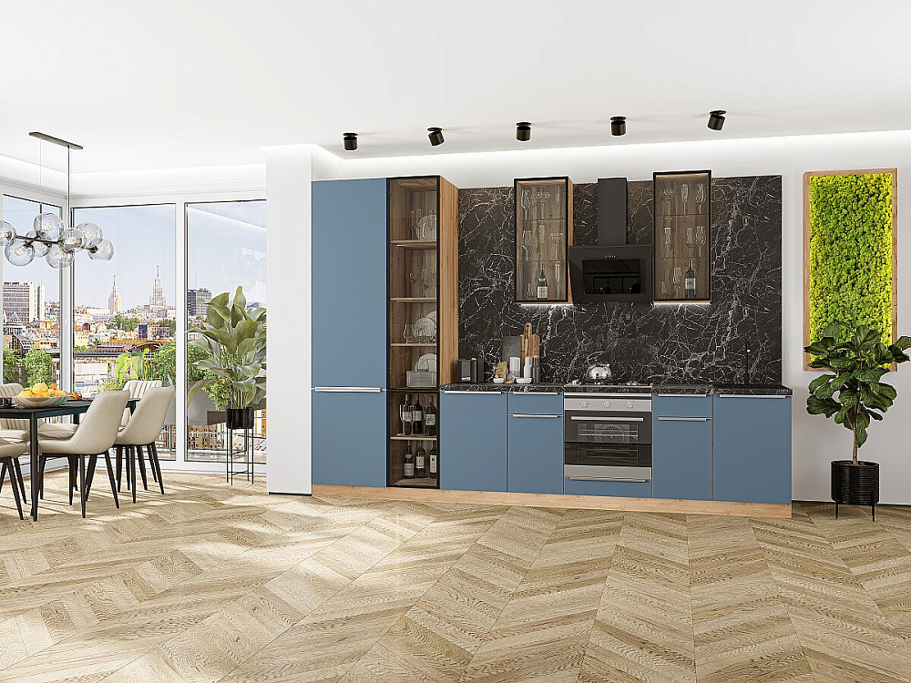 Фьюжн-08 Дуб Вотан/silky blue