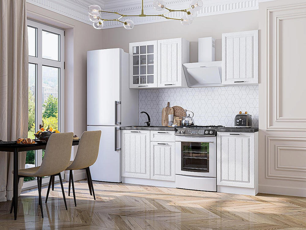 Прага-04 Белый/Белое дерево